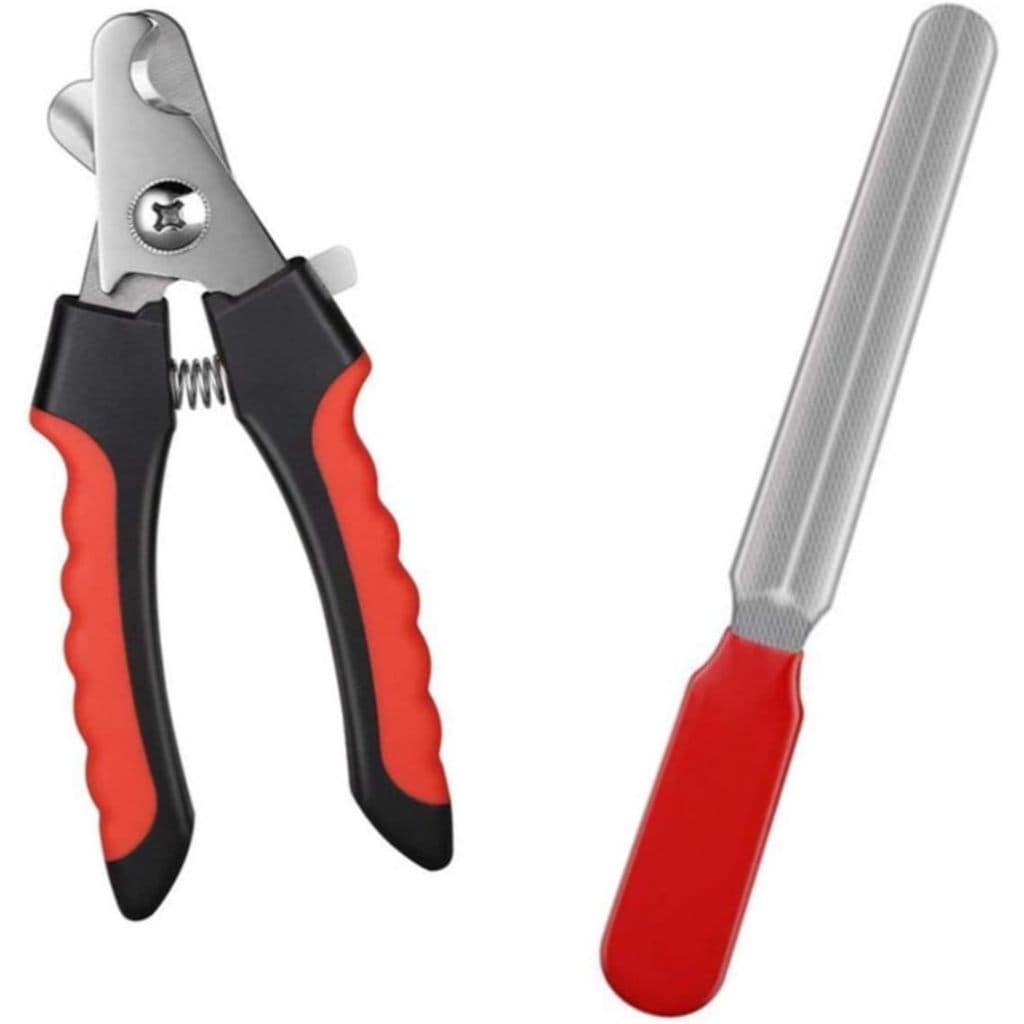 Kit alicate e lixa de unhas para pets
