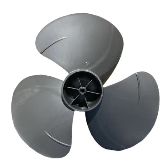 Hélice 3 Pás Ventilador De Mesa Ventisol Mini 20cm Cinza