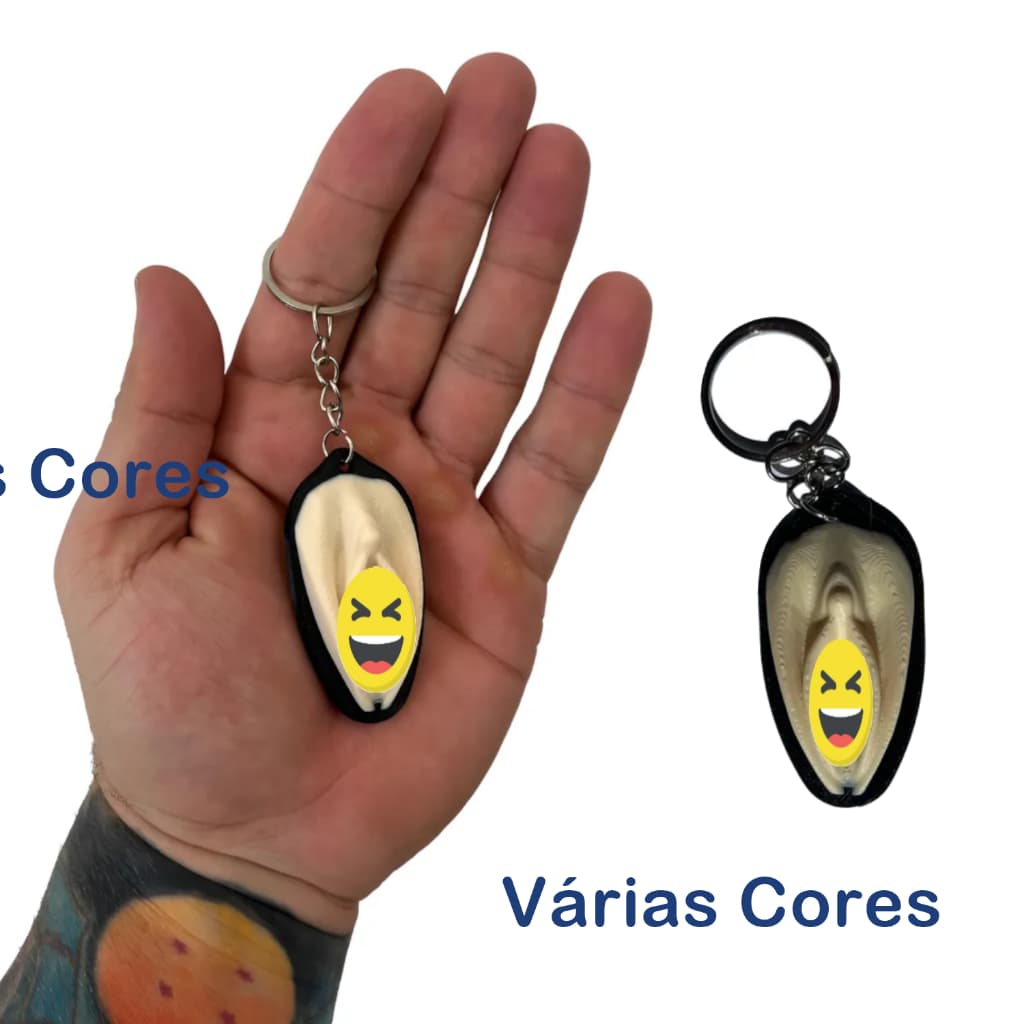 Kit 02 Chaveiros Divertidos Zueira Xana Vagina– Presente Engraçado Amigo Secreto