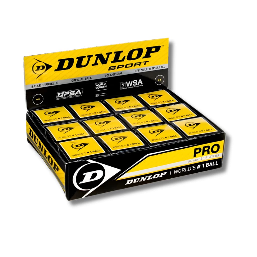 Bola De Squash Dunlop Revelation Pro Com 12 Bolas