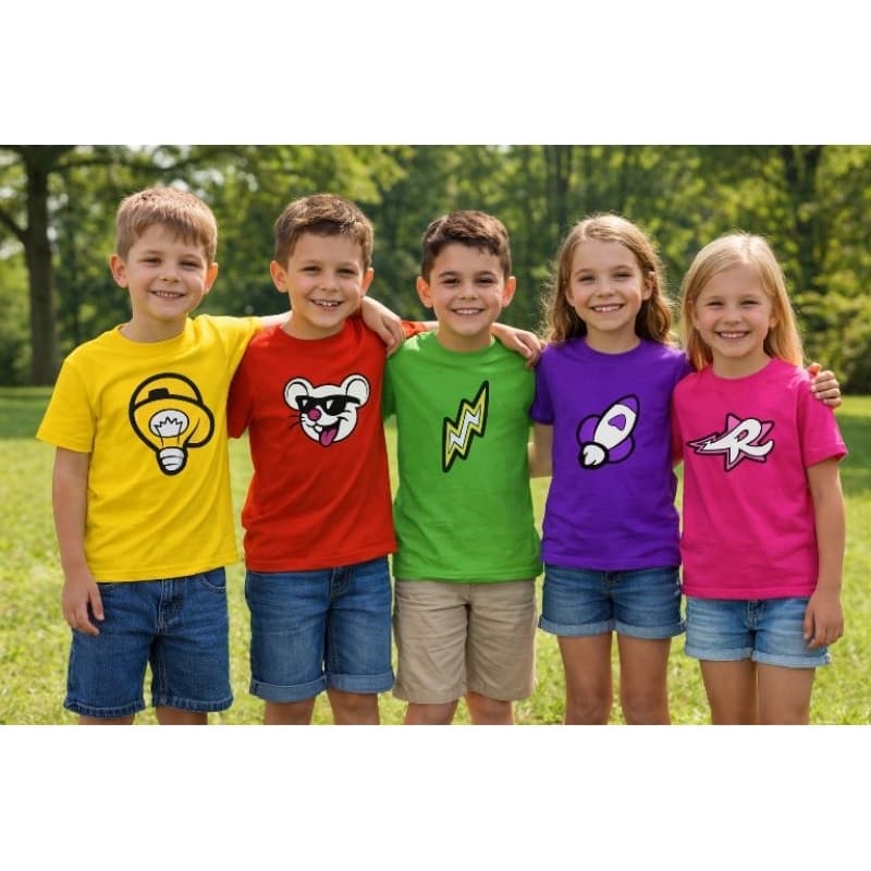 Camiseta Infantil Os Rosas Novo Elemento Blusa Algodão Leve dia a dia