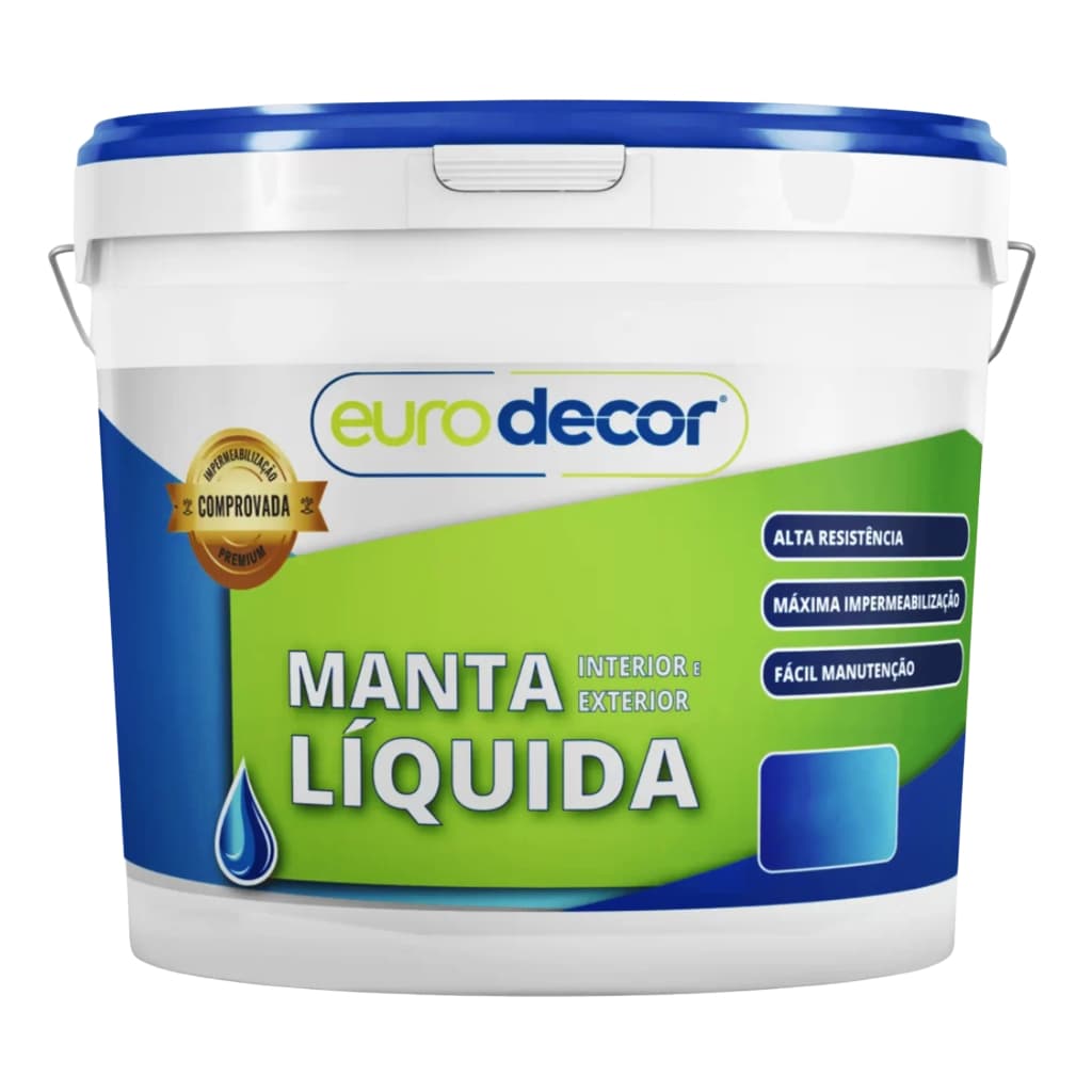 Manta Líquida Emborrachada Infiltração Vazamentos Telhado Laje