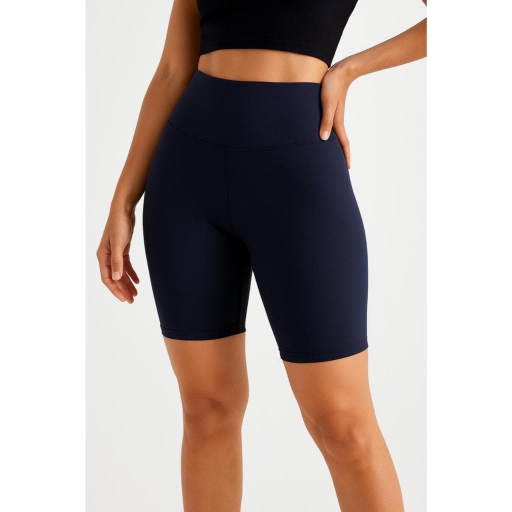 Kit 2 Short Segunda Pele Poliamida Macio Cós Alto Sob Vestido Calça Anagua Bermuda Íntima Aperta Barriga Empina Bumbum