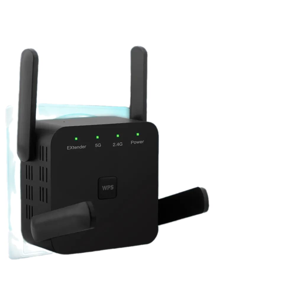 Adaptador Repetidor Wi-Fi 5 1200Mbps Banda Dupla 2.4/5GHz e Alcance Máximo