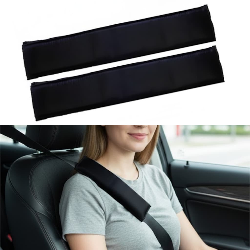 Almofada Protetor de Cinto de Segurança Adulto e Infantil Carro Universal 2 Peças