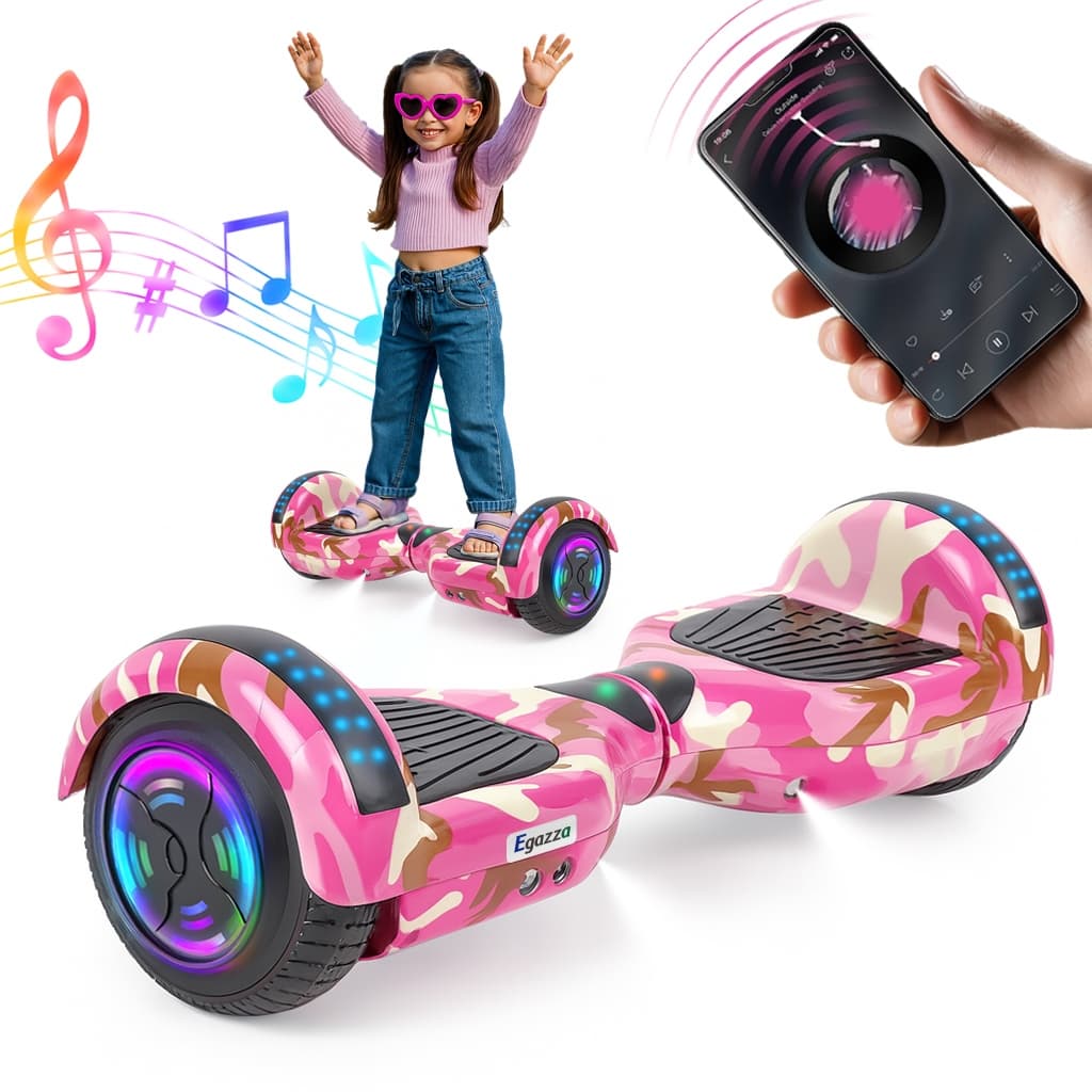 Egazza 6,5" Infantil 600W Hoverboard infantil Patinete Autoequilibrado Brinquedos alta Qualidade