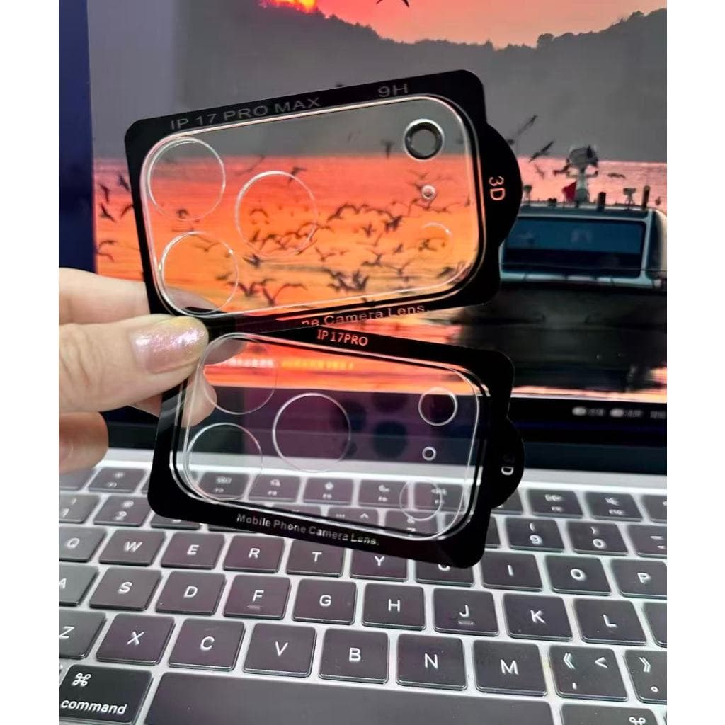 Película Transparente 3D para Lente Câmera para Todos iPhones iP17 17AIR 17PRO 17PROMAX 11 12 13 14 15 16 PRO MAX