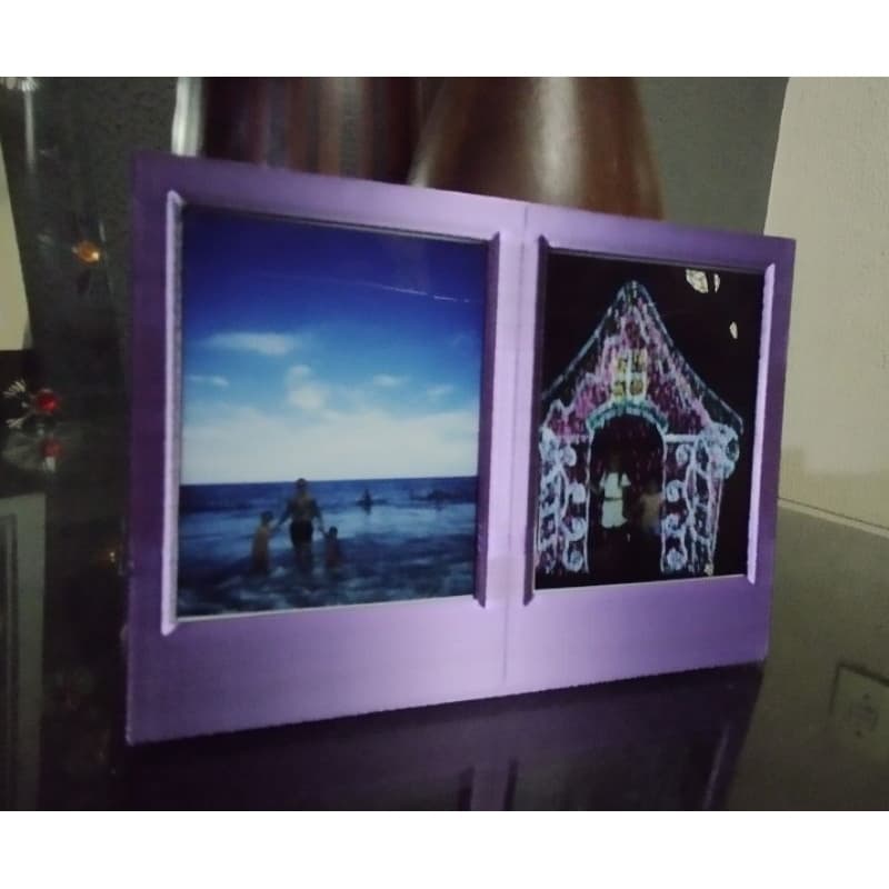 Porta-Retrato Duplo Compatível com Instax Mini 11 9 12