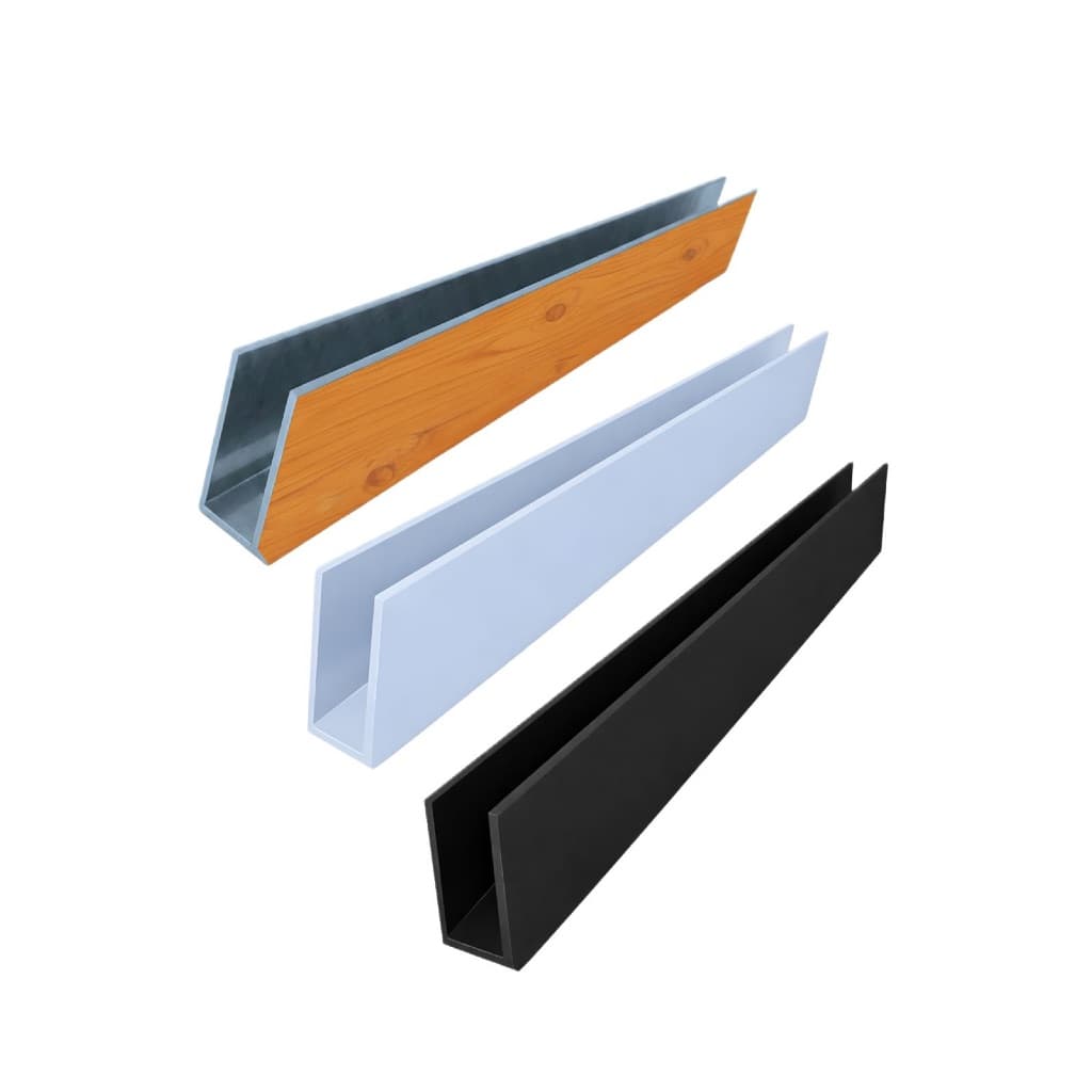 Perfil Protetor Veda Porta Anti- Inchaço Aço Galvanizado ( 5 Cm Altura)