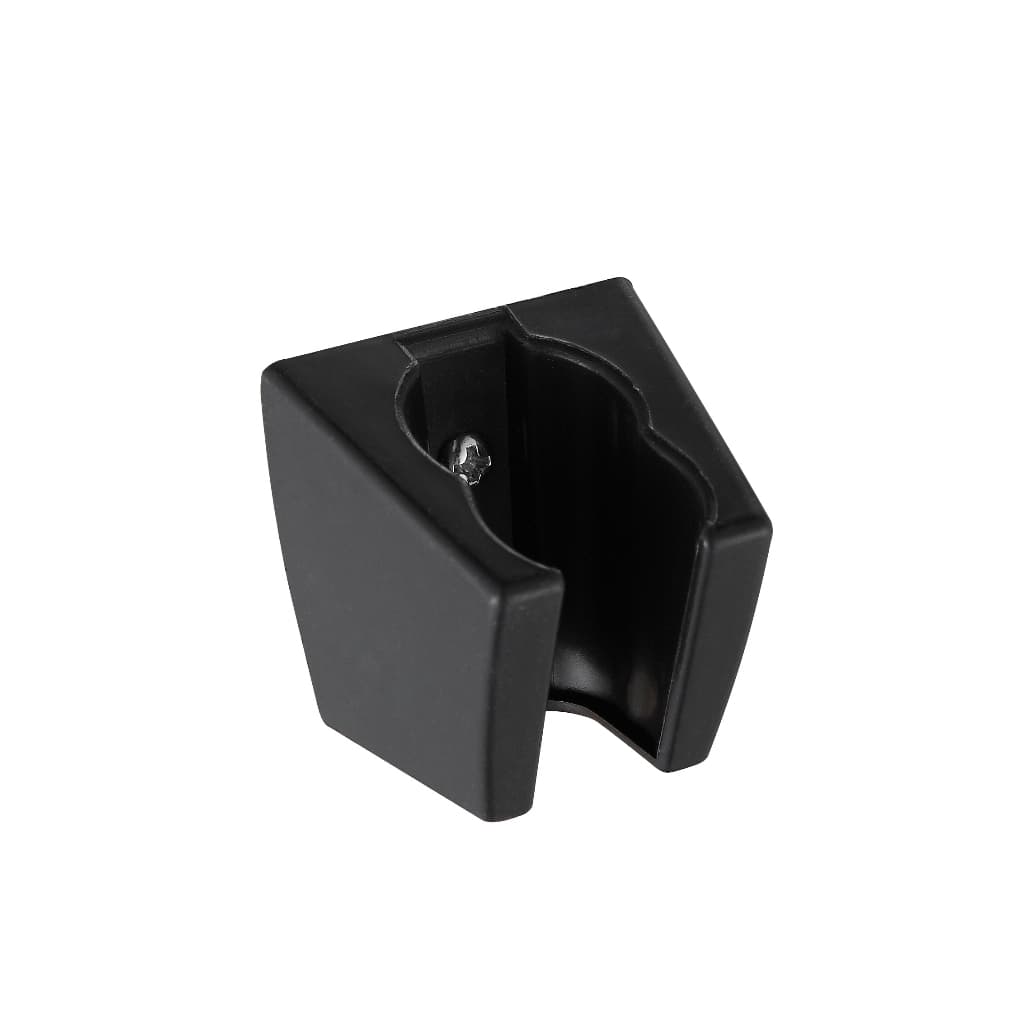 Suporte De Fixação Parede Cromado Preto P/  mangueira  Gatilho Chuveirinho Banheiro Ducha Higiênica