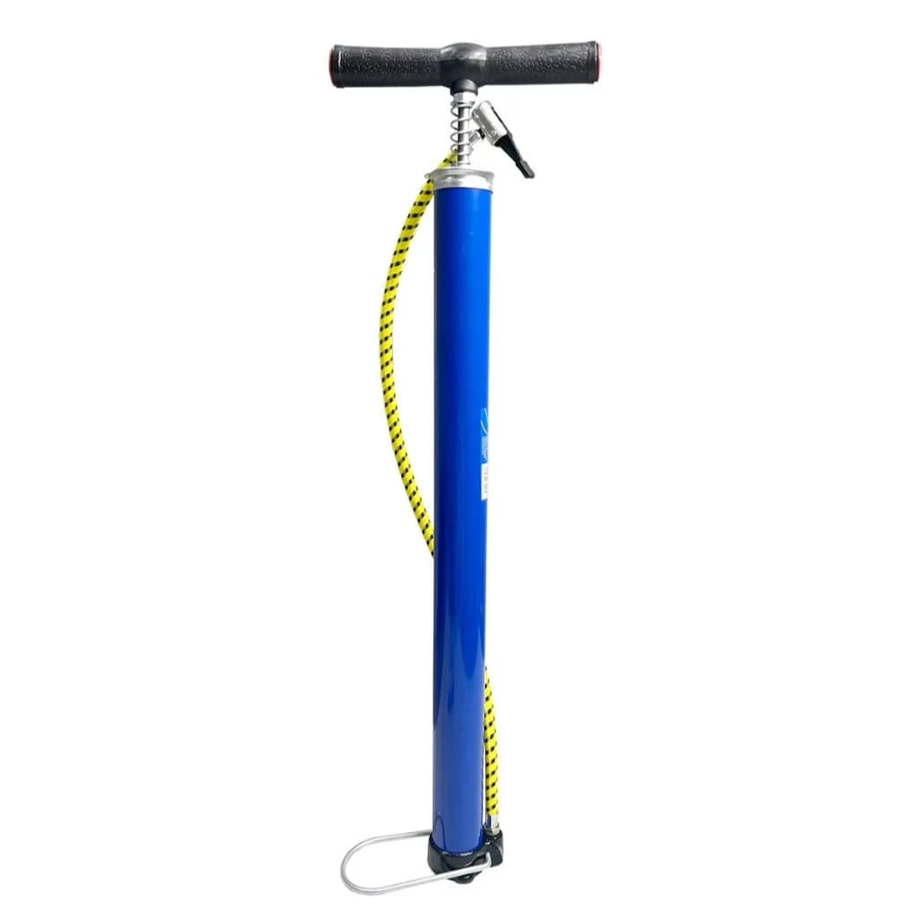 Bomba Ar Reforçada Aço Encher Pneu De Bicicleta Mtb Carro Moto Bola Manual Portátil De Chão Compacta 50cm