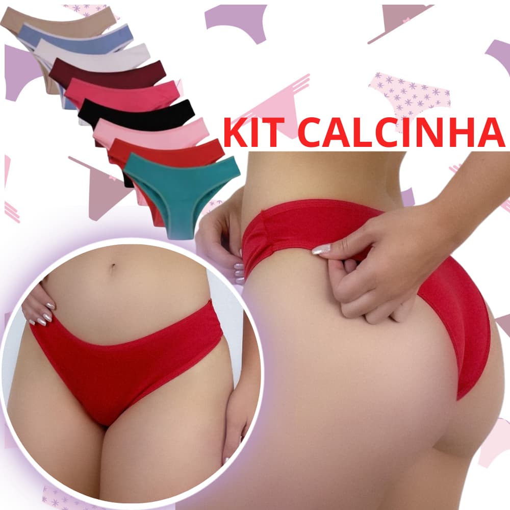 kit calcinha tanga EM PROMOÇÃO