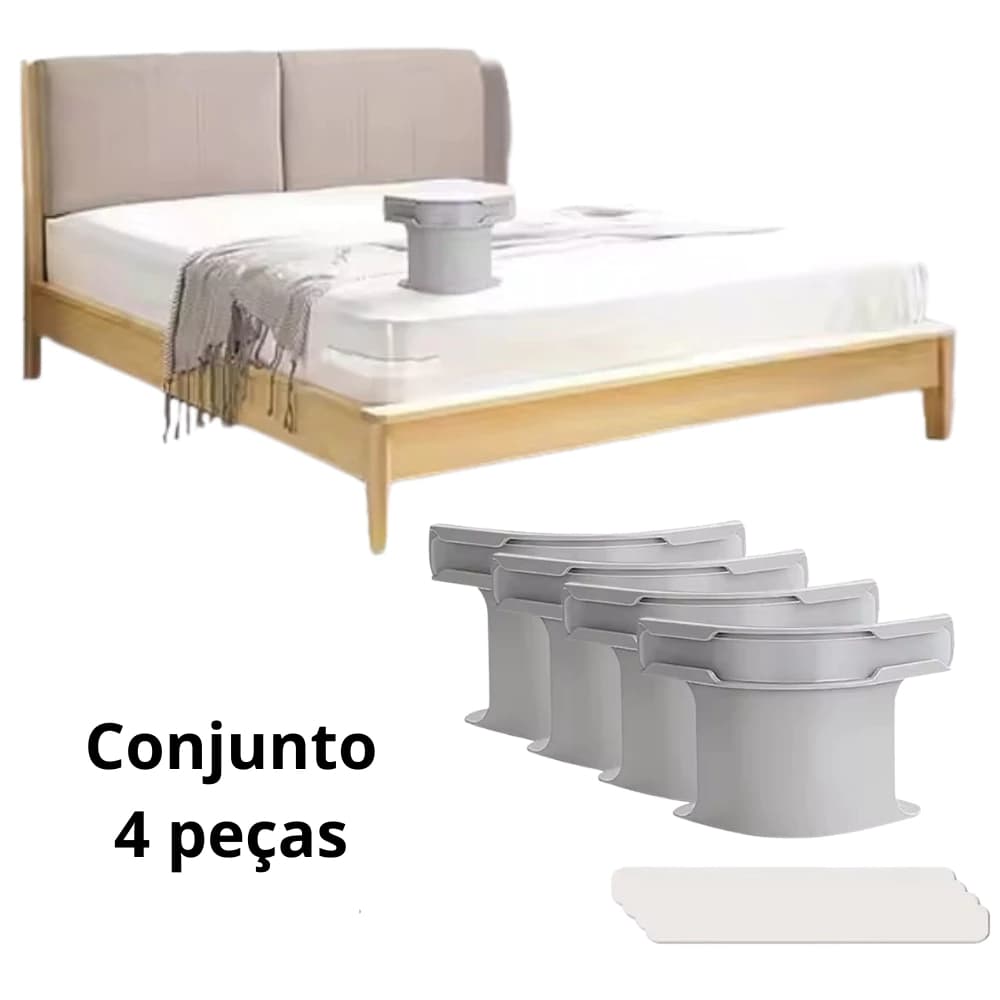 Kit 4 Trava de lençol invisível Clip de Lençol para Colchão Trava Fixador de Lençol