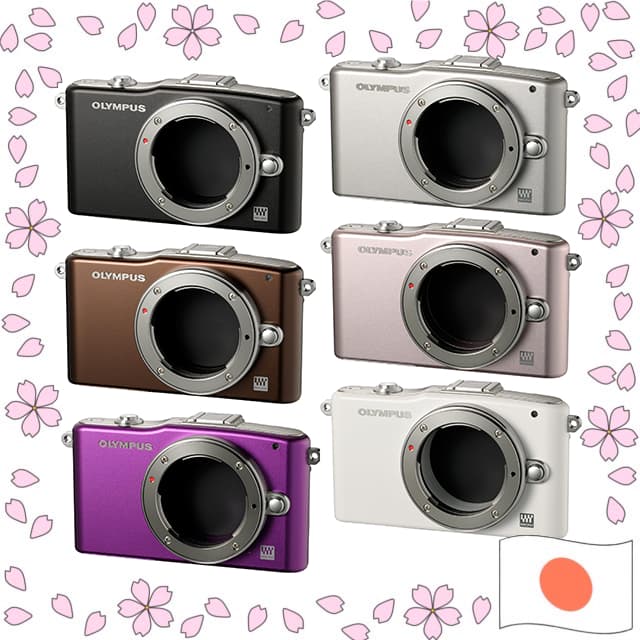 Olympus PEN mini E-PM1 Câmera Mirrorless Corpo Multicores Usado【Enviado diretamente do Japão】