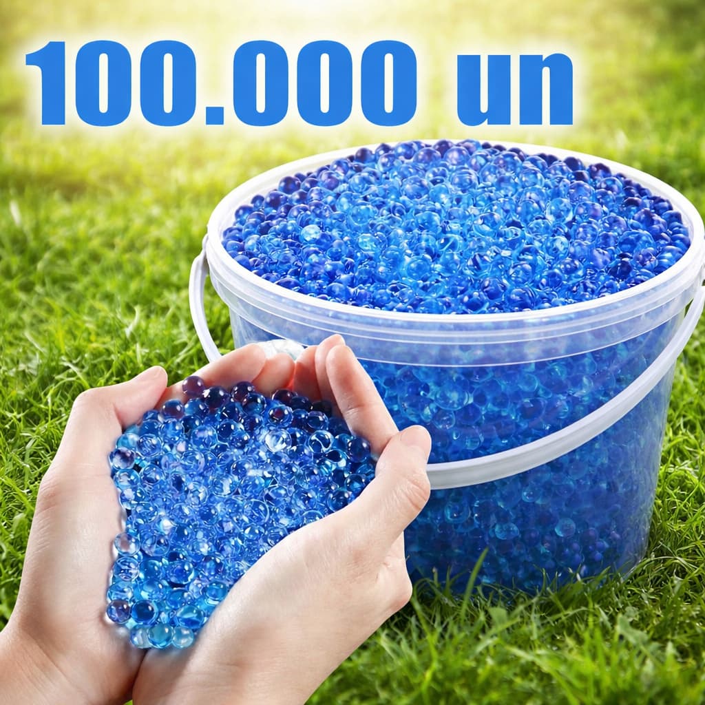Kit Bolinhas de Gel 7-8mm Cresce na Água