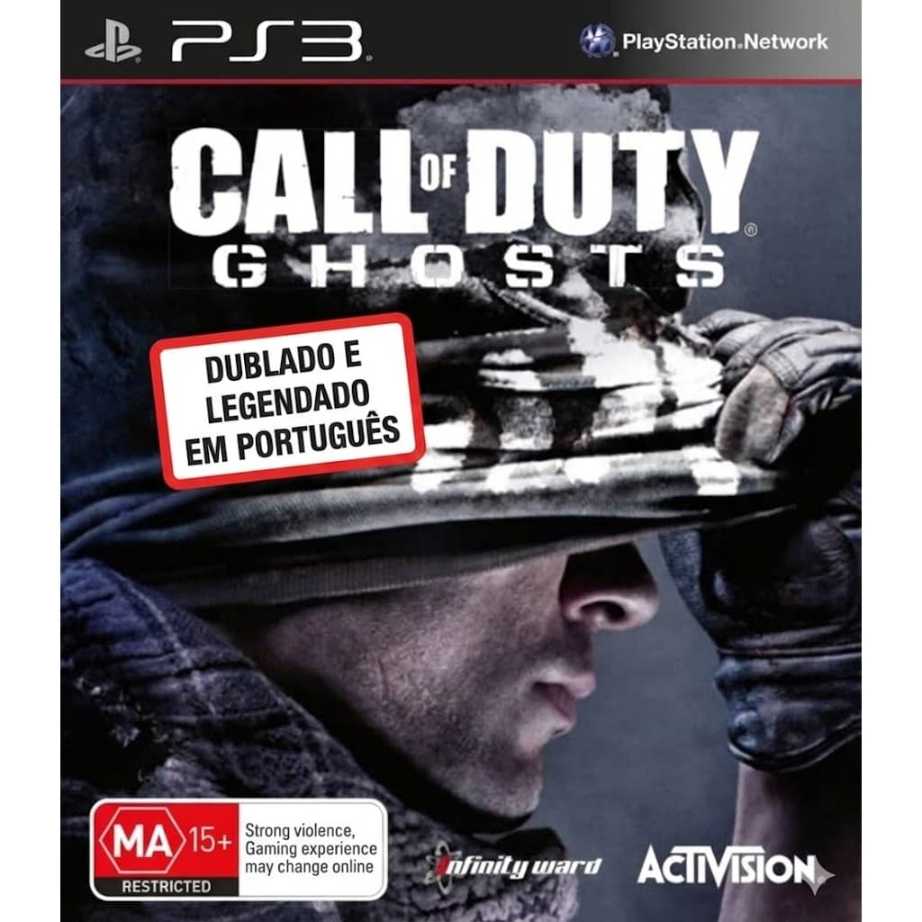 Call Of Duty Ghosts Ps3 dublado Envio hoje!