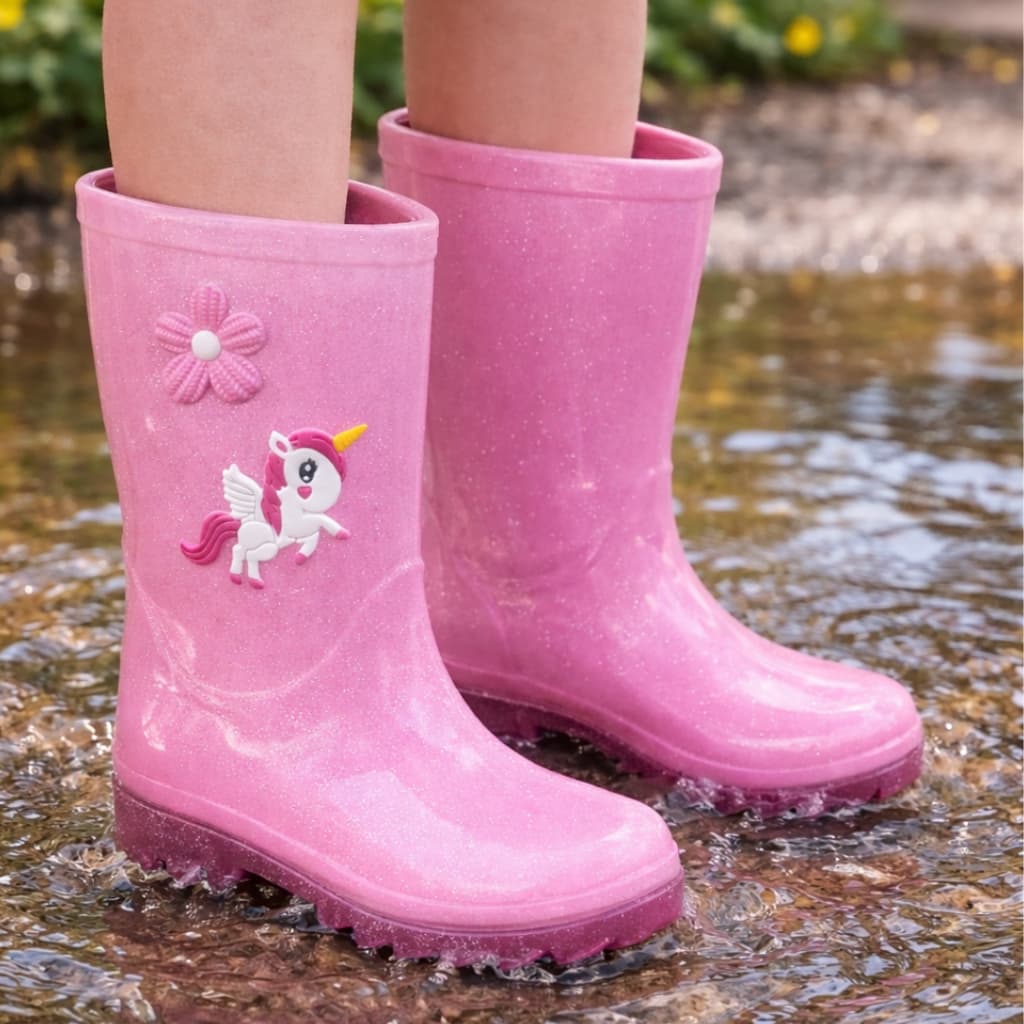 Galocha Infantil Menina Passinho Mágico – Proteção e Estilo nos Dias de Chuva