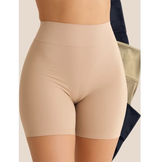 Short Segunda Pele Sem Costura Segunda Pele Tipo Calcinha Boxer Bermuda Feminina Modeladora