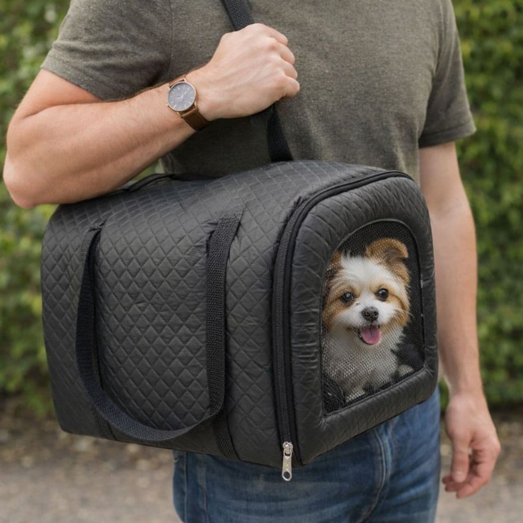 Casa E Bolsa De Transporte Pet Cachorro Gato Tamanhos P M G