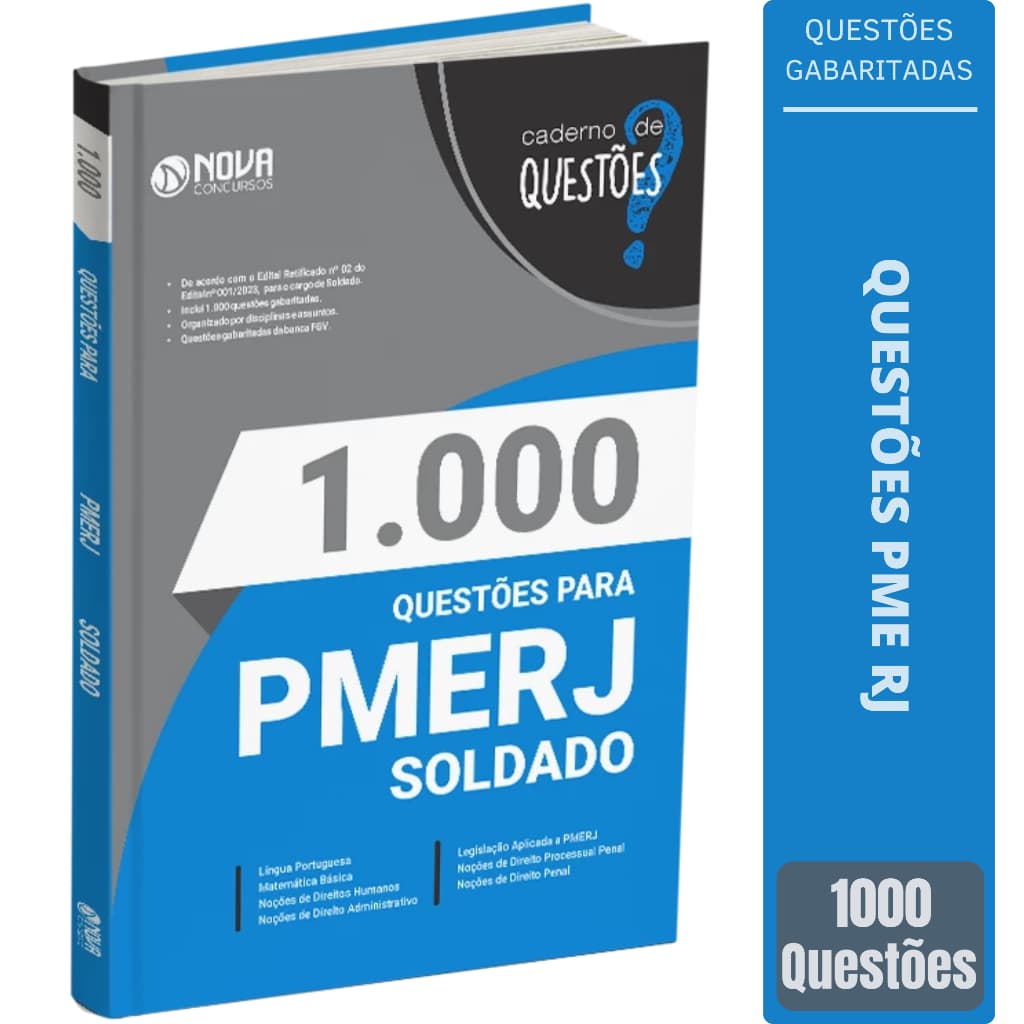 Caderno de Questões PMERJ - Soldado PM RJ