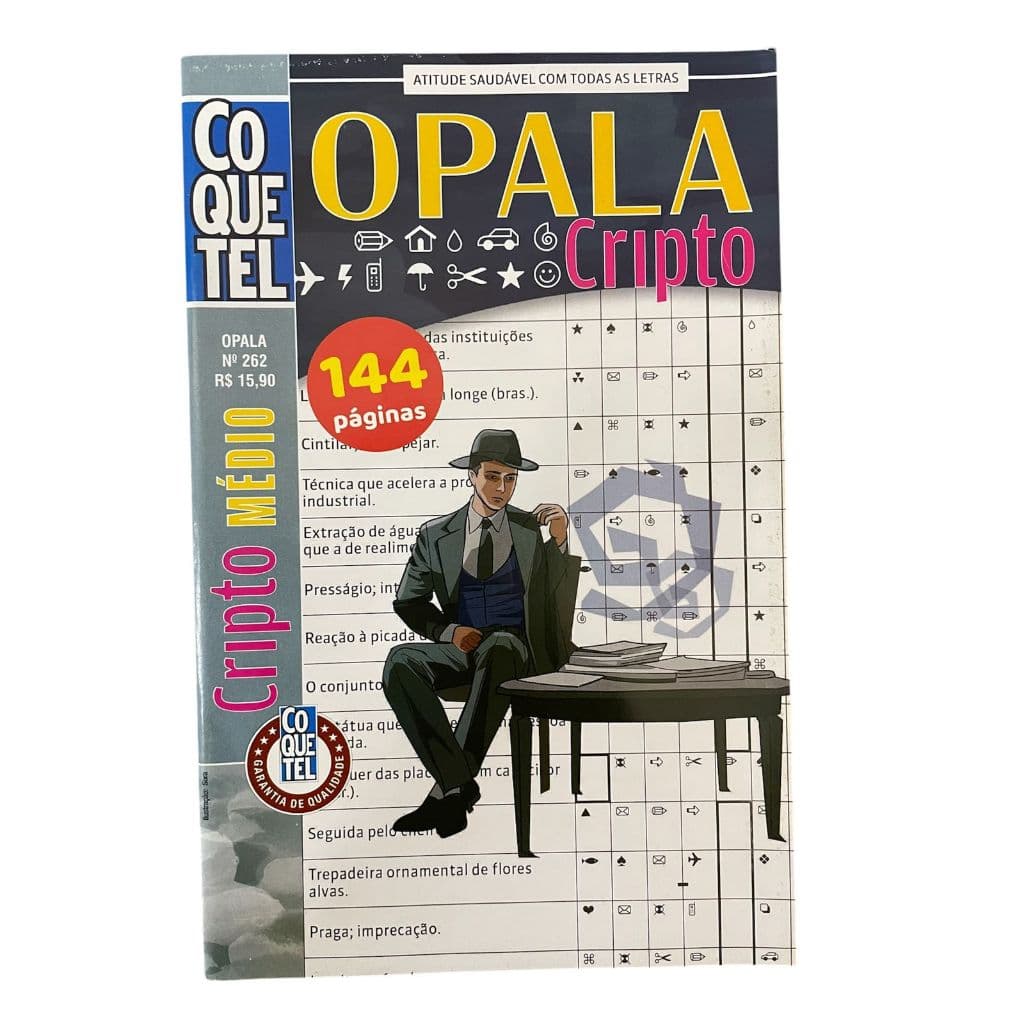 Livro Coquetel Opala Cripto - Nível Médio : N° 262 ( Novo)