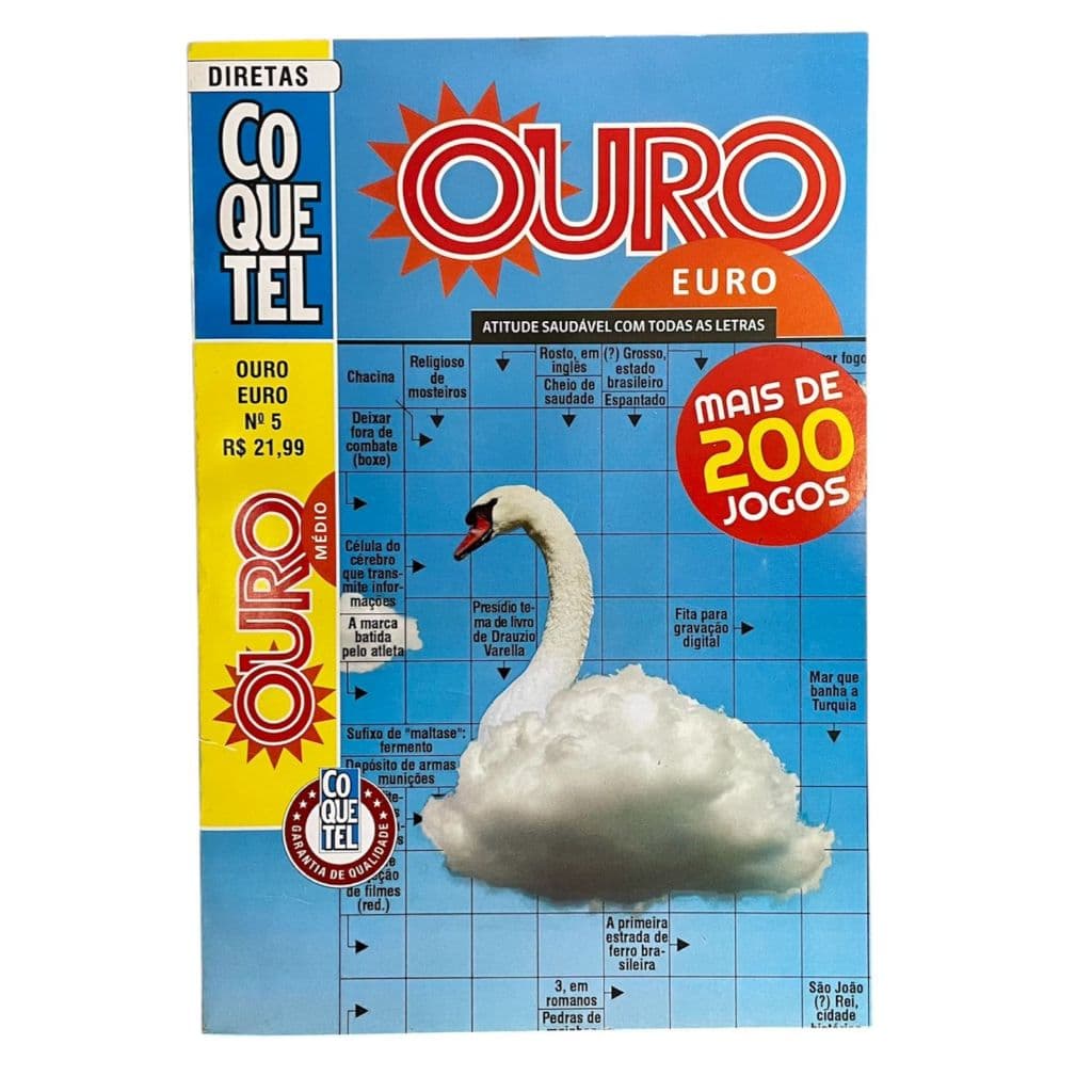 Livro Coquetel Ouro Euro- Nível Médio N° 05 (novo)