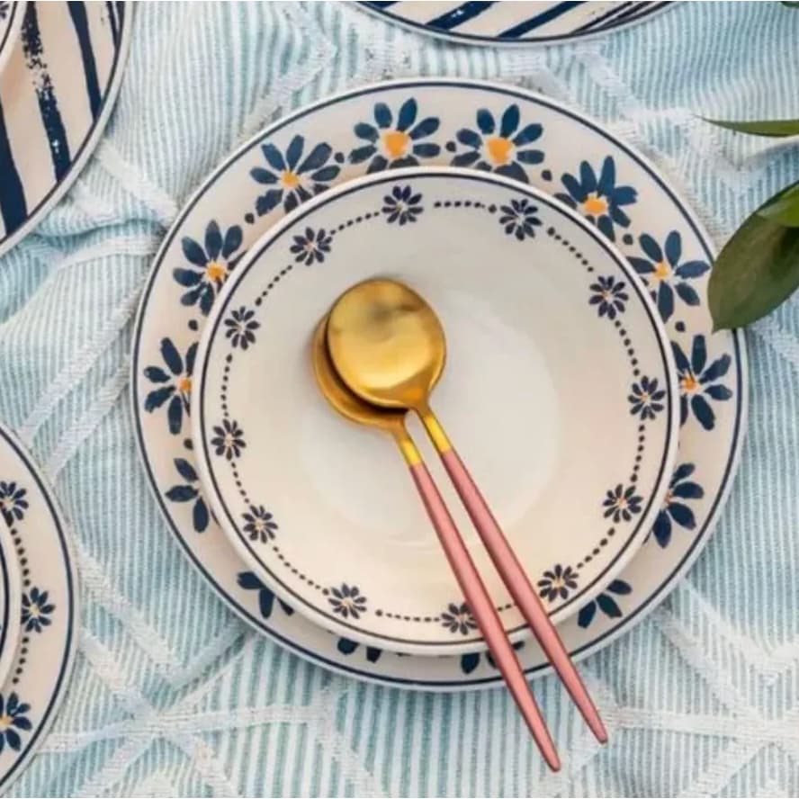 Conjunto de 04 Tigelas 500ml Ceramica Oxford Margarida