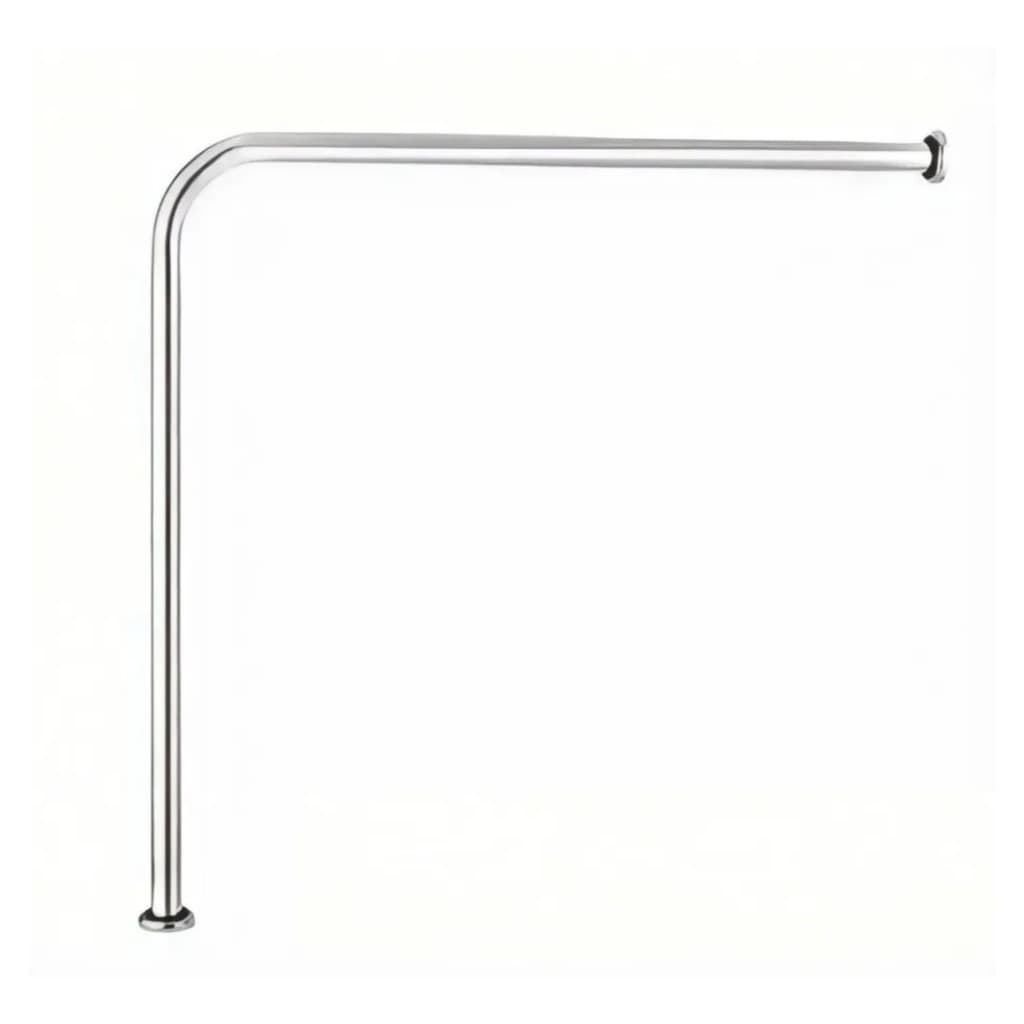 Barra de Apoio com Certificação In metro L 60x60cm para Lado Sanitário Reforçada