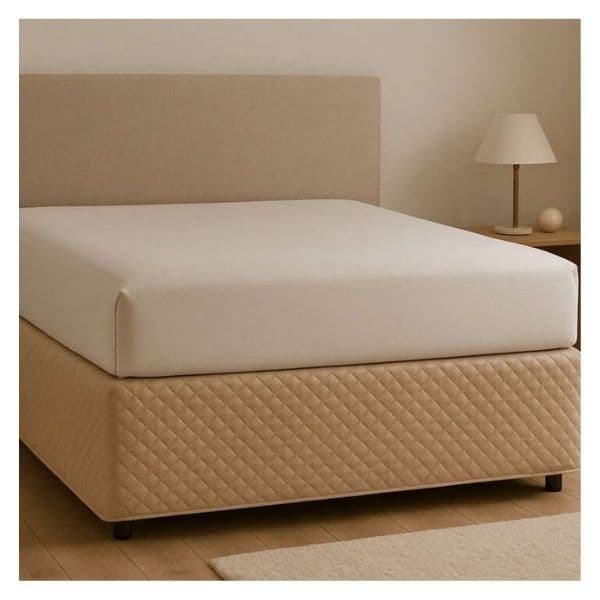 Saia Box de Cama Solteiro Casal Queen King com Elástico Matelado Ultrassônico Tecido Microfibra