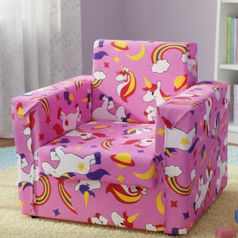 Sofá Para Crianças Decorativo Multiuso Versátil Personagens 2 a 5 Anos