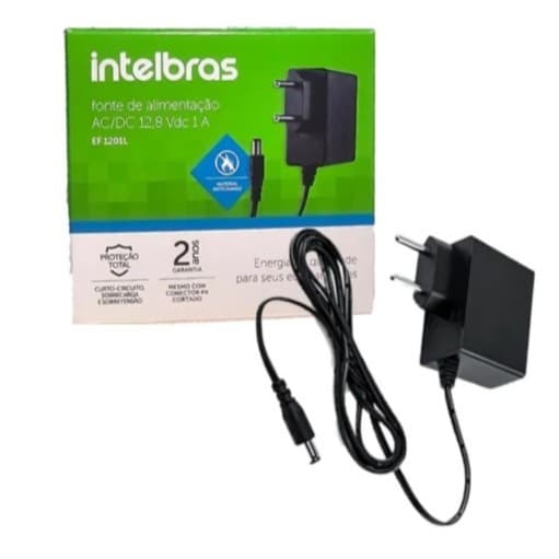 Fonte Alimentação 12v 1a Ef 1201l Intelbras