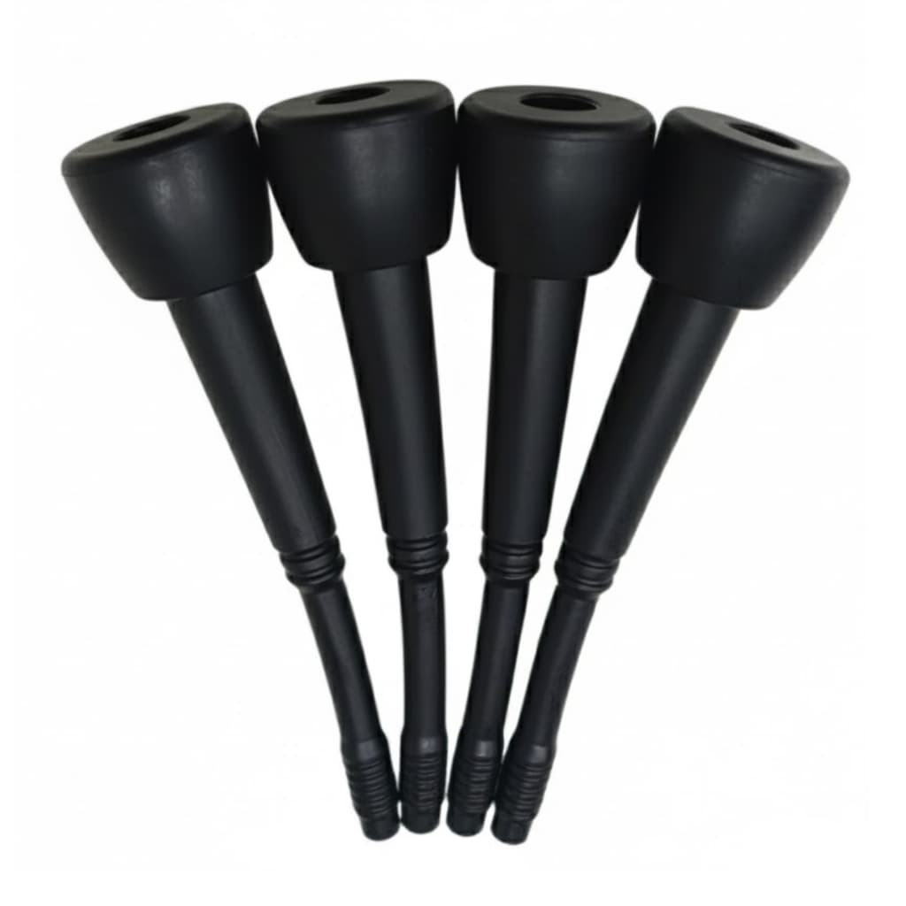 Teteira Insuflador Flex 9,5mm Jogo com 1 jogo c/ 4unidade ordenhadeira