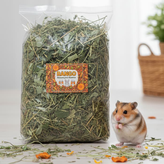 Alfafa SUPER PREMIUM ORGANICA Para Roedores, Coelhos, Porquinho Da Índia 300g