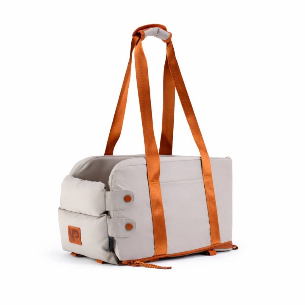 Bolsa de Transporte  Pet Para Carro Plush Up4you Bege