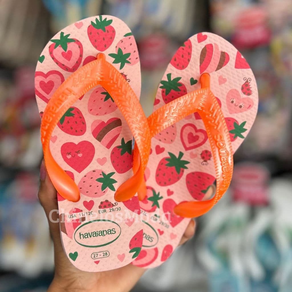 Chinelo Havaianas Kids Flores top Infantil