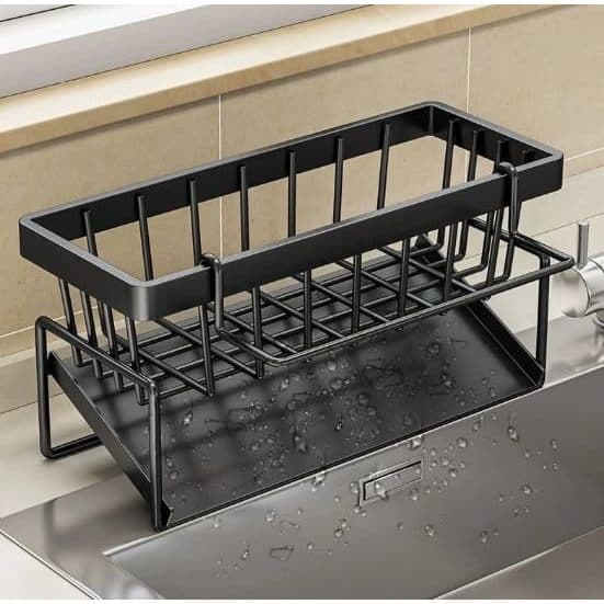 Suporte Detergente Organizador Pia Com Bandeja Escoamento