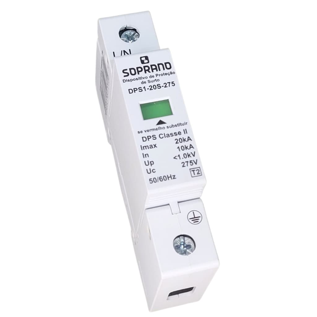 Dps 20ka 1p Classe Ii 275v Soprano Protetor De Surto