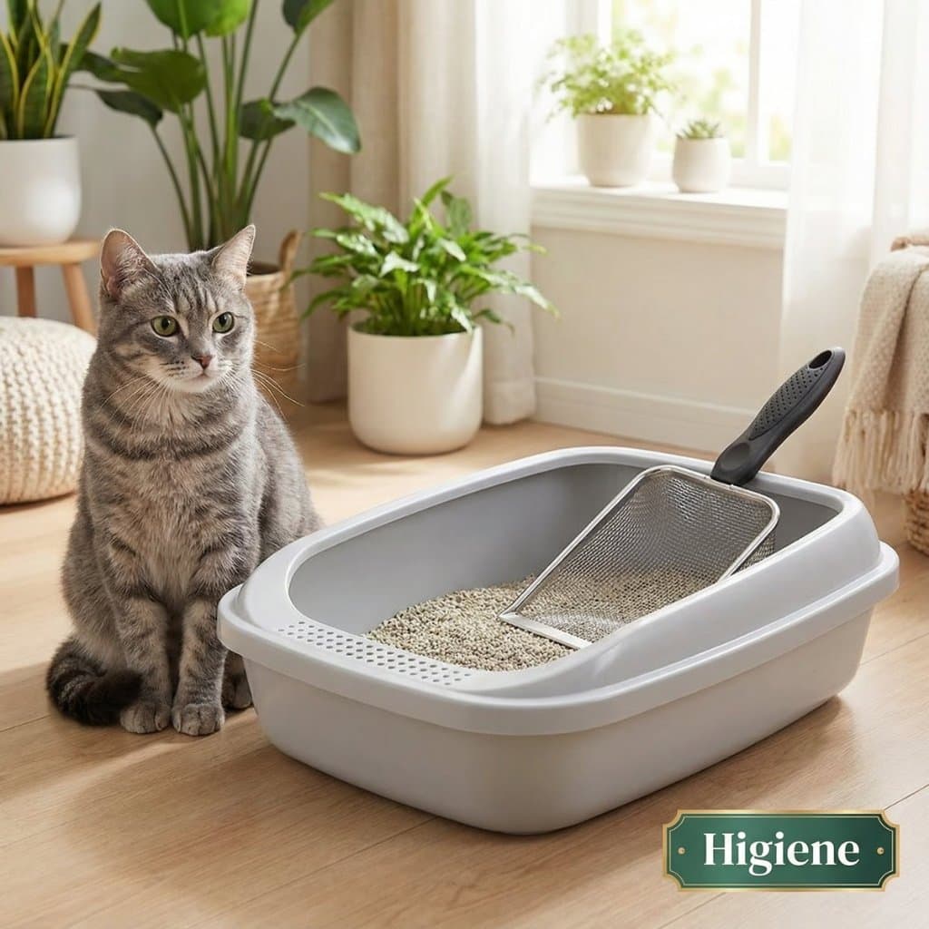 Pá de Areia de Gato em Aço Inox com Trama Fina – Peneiração Precisa e Limpeza Resistente