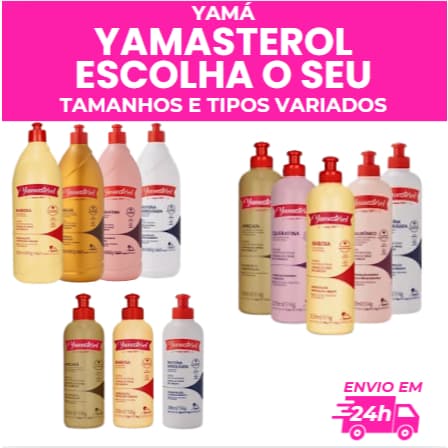 YAMASTEROL ORIGINAL (CREME MULTIFINCIONAL PARA TODOS OS TIPOS DE CABELO) ESCOLHA O SEU - YAMÁ