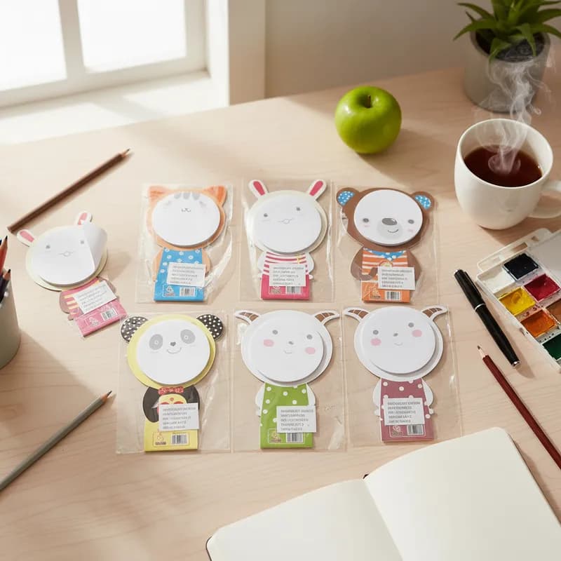 Kit 12 Unidades Blocos Para Anotação Animais