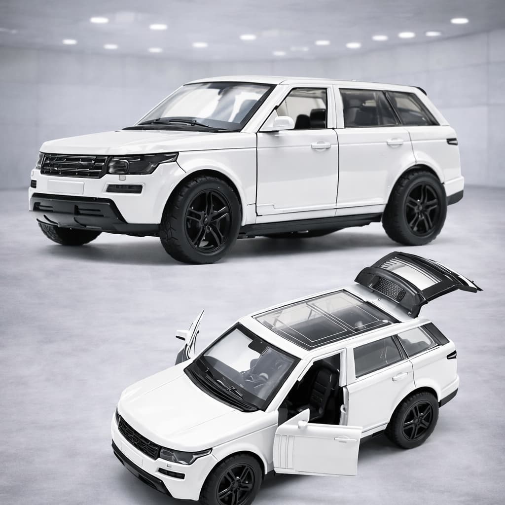 Miniatura De Ferro Carrinho de Coleção Land Rover Evoque Range Rover Fricção Colecionável