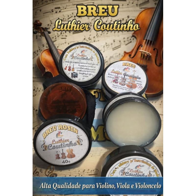Kit Breu e Revitalizador  para Violino, Viola e Cello