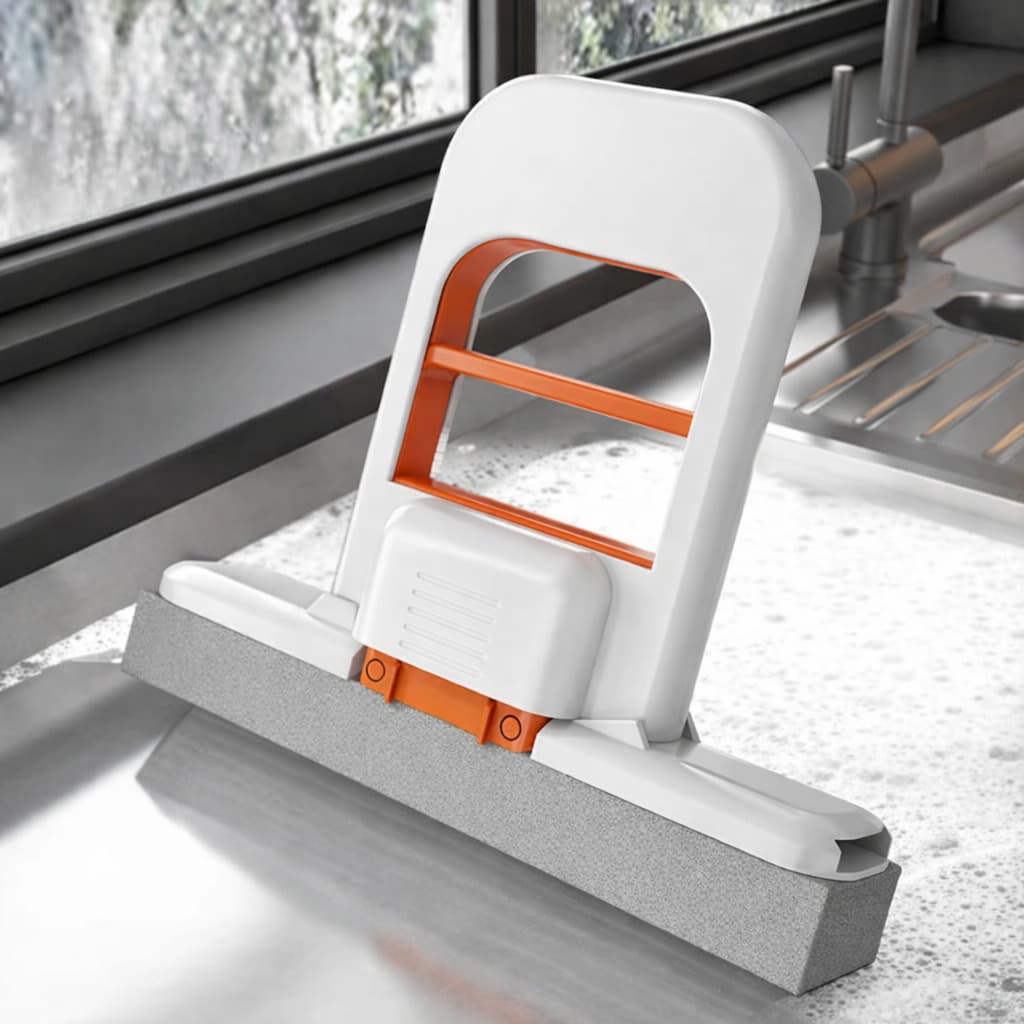 Mini Esfregão Mop Portátil Absorvente Autolimpante Retrátil Limpa Vidro Mesa Piso Cozinha