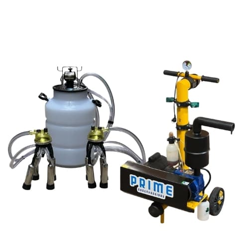 Ordenhadeira Móvel Amarela Bv 300, Motor 1 Cv