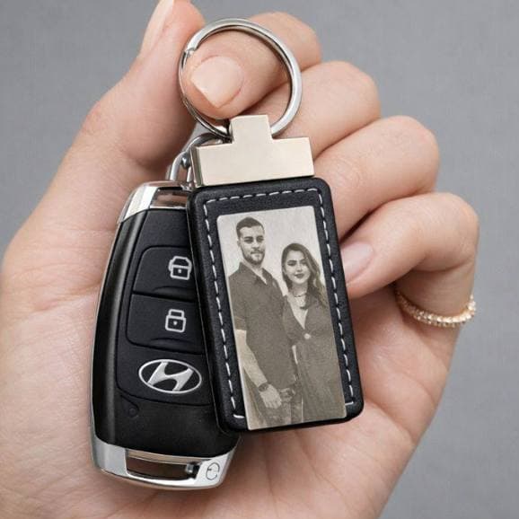 Chaveiro Personalizado com Foto, frases gravado a laser Metal