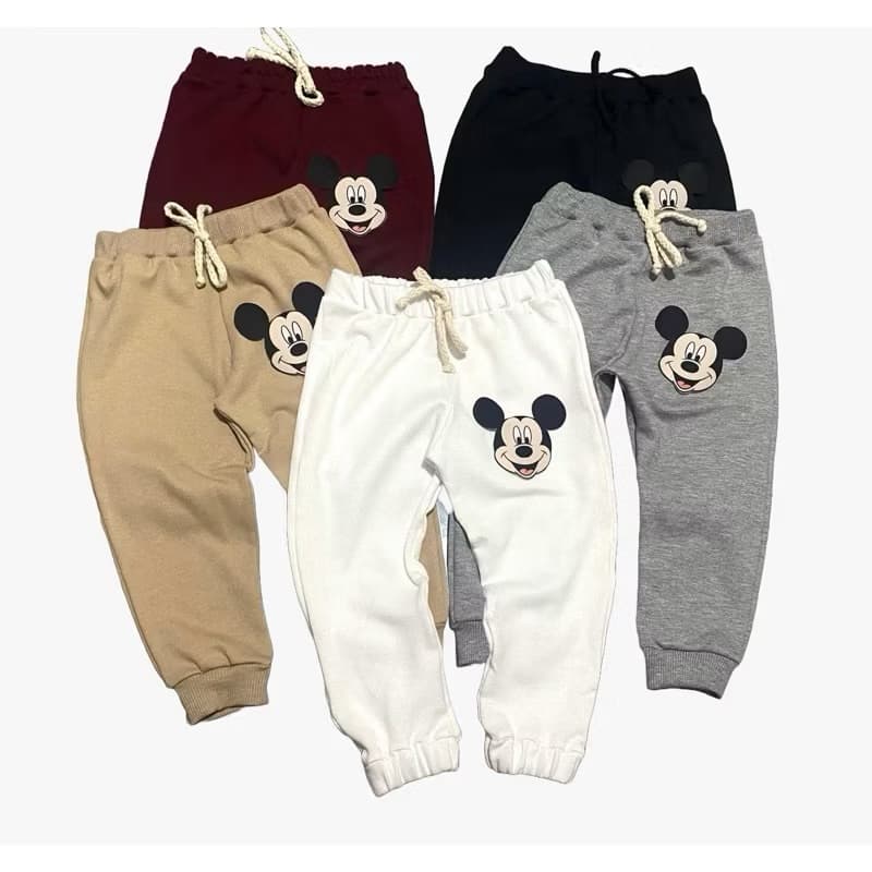 Calça Bebê e Infantil Moletinho Flanelado de Algodão | Quentinha, Macia e Confortável | Tamanho bebe ao 6 Anos