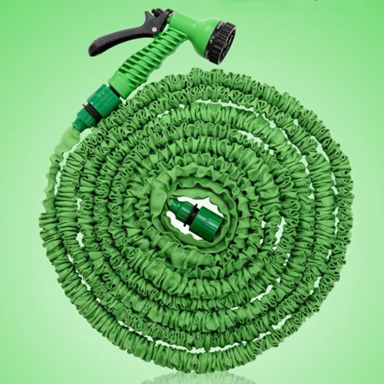 Mangueira de Água Mágico 15m Flexível com 7 Modos de Jato para Irrigação de Jardim e Lavagem de Carro