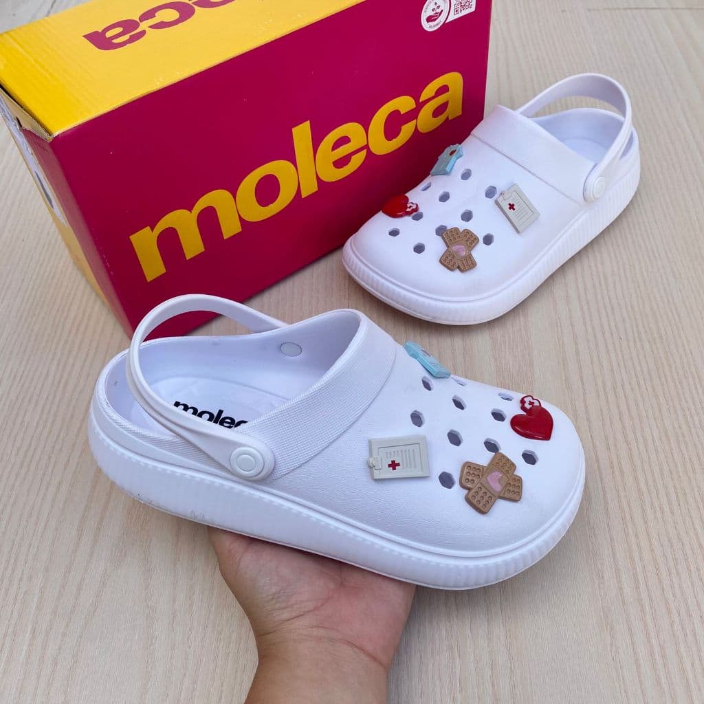 Sandália Babuche Feminina Moleca Leve Confortável Enfermagem Medicina Hospital