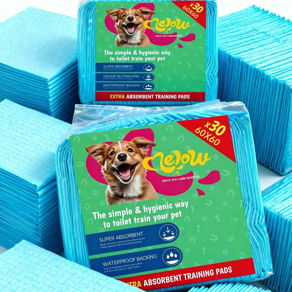 Tapete Higiênico Para Cães Super Tapetão 80X60cm / 60X60cm Com 30 uni