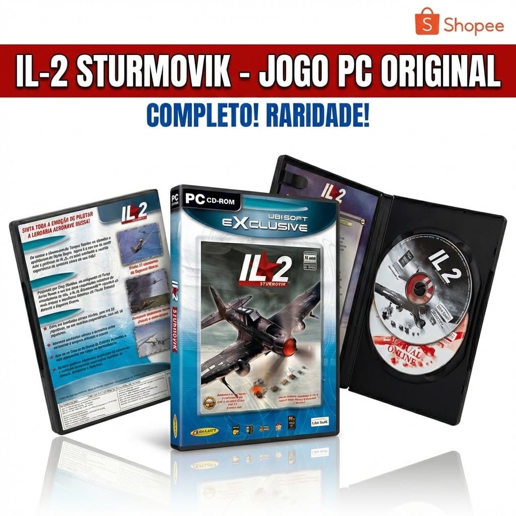Jogo PC IL-2 Sturmovik: Edição Ubisoft Exclusive - Completo (Mídia Física)